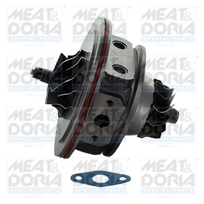 Core assembly, turbocharger